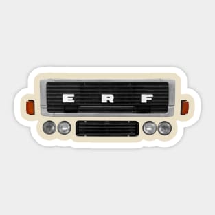 ERF C series 1980s classic heavy lorry minimalist front Sticker